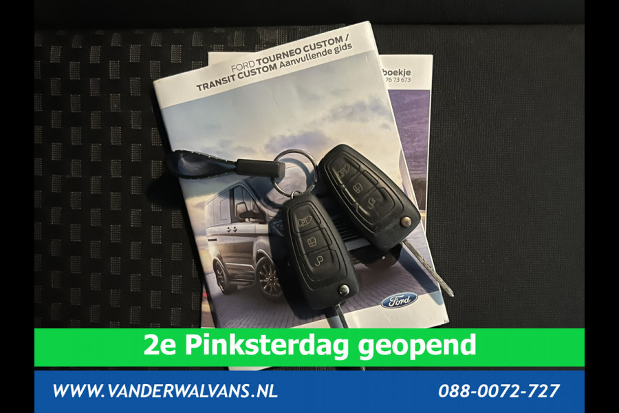 Ford Transit Custom 2.0 TDCI L1H1 inrichting Euro6 Airco | Camera | LED | 2500kg Trekhaak | Omvormer, Cruisecontrol, Parkeersensoren, Android auto, bijrijdersbank, verwarmde voorruit
