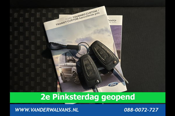 Ford Transit Custom 2.0 TDCI L1H1 inrichting Euro6 Airco | Camera | LED | 2500kg Trekhaak | Omvormer, Cruisecontrol, Parkeersensoren, Android auto, bijrijdersbank, verwarmde voorruit