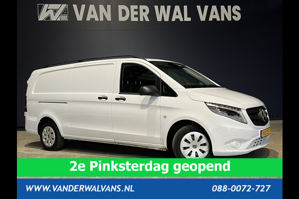 Mercedes-Benz Vito 116 CDI 163 pk 9G Tronic Automaat L3H1 XL Fabrieksgarantie Euro6 Airco | LED | Camera cruisecontrol, parkeersensoren, Apple Carplay, Android auto, 2500kg Trekhaak, bijrijdersbank