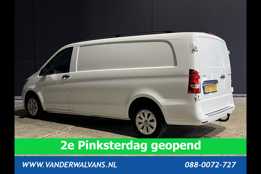 Mercedes-Benz Vito 116 CDI 163 pk 9G Tronic Automaat L3H1 XL Fabrieksgarantie Euro6 Airco | LED | Camera cruisecontrol, parkeersensoren, Apple Carplay, Android auto, 2500kg Trekhaak, bijrijdersbank