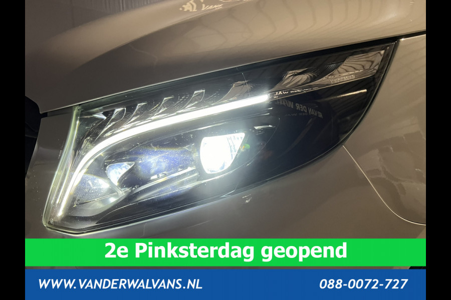 Mercedes-Benz Vito 116 CDI 163 pk 9G Tronic Automaat L3H1 XL Fabrieksgarantie Euro6 Airco | LED | Camera cruisecontrol, parkeersensoren, Apple Carplay, Android auto, 2500kg Trekhaak, bijrijdersbank