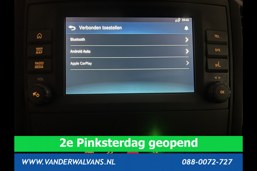 Mercedes-Benz Vito 116 CDI 163 pk 9G Tronic Automaat L3H1 XL Fabrieksgarantie Euro6 Airco | LED | Camera cruisecontrol, parkeersensoren, Apple Carplay, Android auto, 2500kg Trekhaak, bijrijdersbank