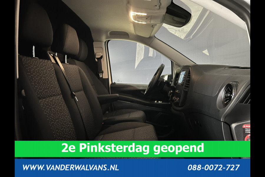 Mercedes-Benz Vito 116 CDI 163 pk 9G Tronic Automaat L3H1 XL Fabrieksgarantie Euro6 Airco | LED | Camera cruisecontrol, parkeersensoren, Apple Carplay, Android auto, 2500kg Trekhaak, bijrijdersbank