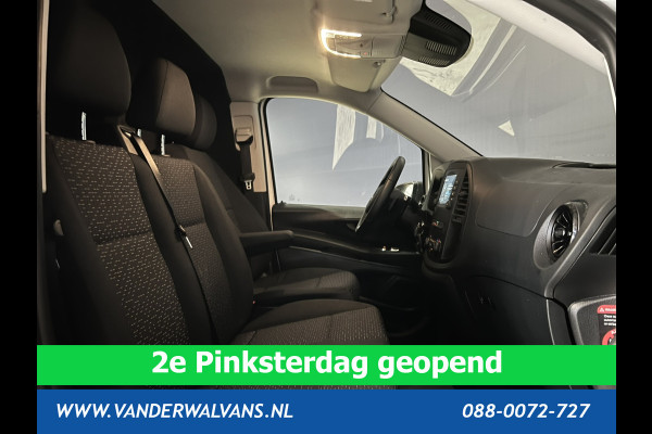 Mercedes-Benz Vito 116 CDI 163 pk 9G Tronic Automaat L3H1 XL Fabrieksgarantie Euro6 Airco | LED | Camera cruisecontrol, parkeersensoren, Apple Carplay, Android auto, 2500kg Trekhaak, bijrijdersbank