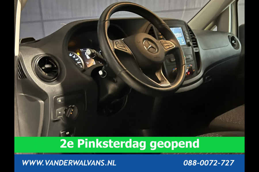 Mercedes-Benz Vito 116 CDI 163 pk 9G Tronic Automaat L3H1 XL Fabrieksgarantie Euro6 Airco | LED | Camera cruisecontrol, parkeersensoren, Apple Carplay, Android auto, 2500kg Trekhaak, bijrijdersbank