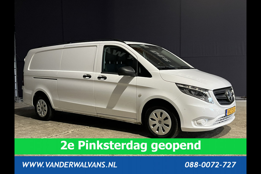 Mercedes-Benz Vito 116 CDI 163 pk 9G Tronic Automaat L3H1 XL Fabrieksgarantie Euro6 Airco | LED | Camera cruisecontrol, parkeersensoren, Apple Carplay, Android auto, 2500kg Trekhaak, bijrijdersbank
