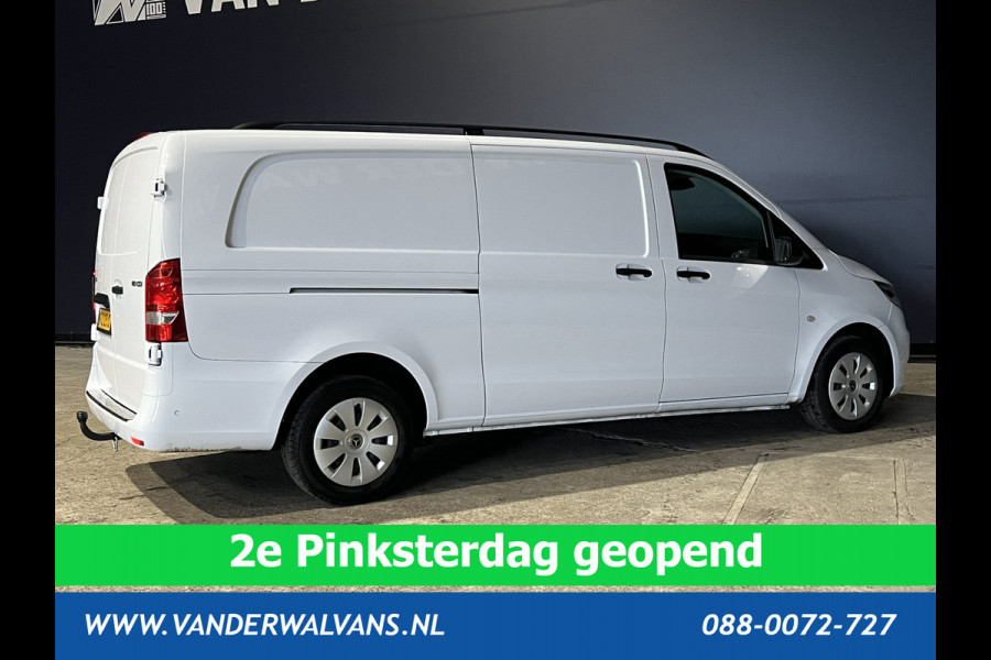 Mercedes-Benz Vito 116 CDI 163 pk 9G Tronic Automaat L3H1 XL Fabrieksgarantie Euro6 Airco | LED | Camera cruisecontrol, parkeersensoren, Apple Carplay, Android auto, 2500kg Trekhaak, bijrijdersbank