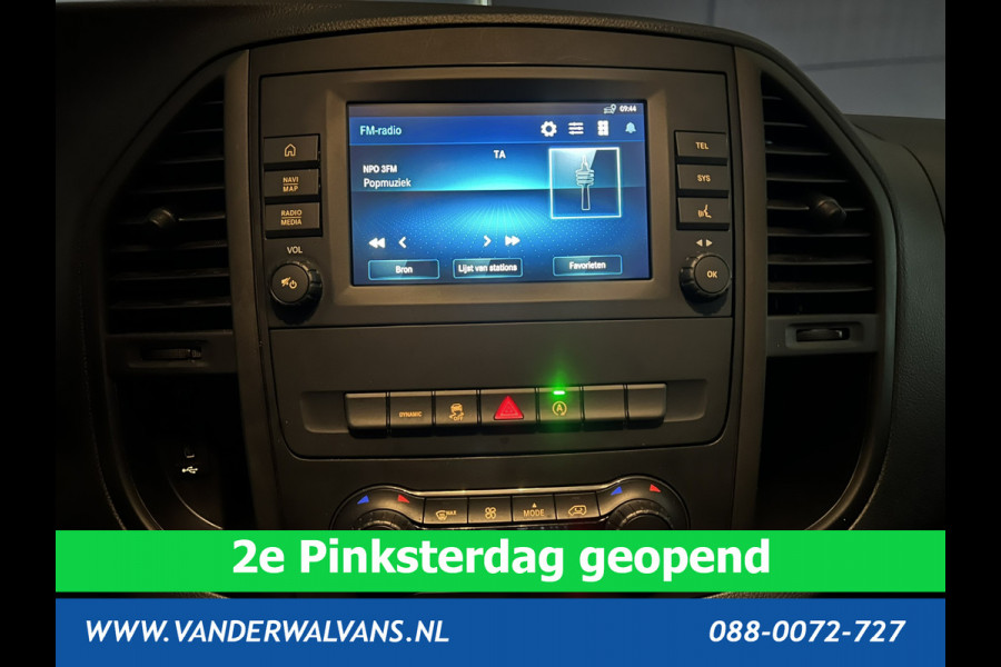 Mercedes-Benz Vito 116 CDI 163 pk 9G Tronic Automaat L3H1 XL Fabrieksgarantie Euro6 Airco | LED | Camera cruisecontrol, parkeersensoren, Apple Carplay, Android auto, 2500kg Trekhaak, bijrijdersbank