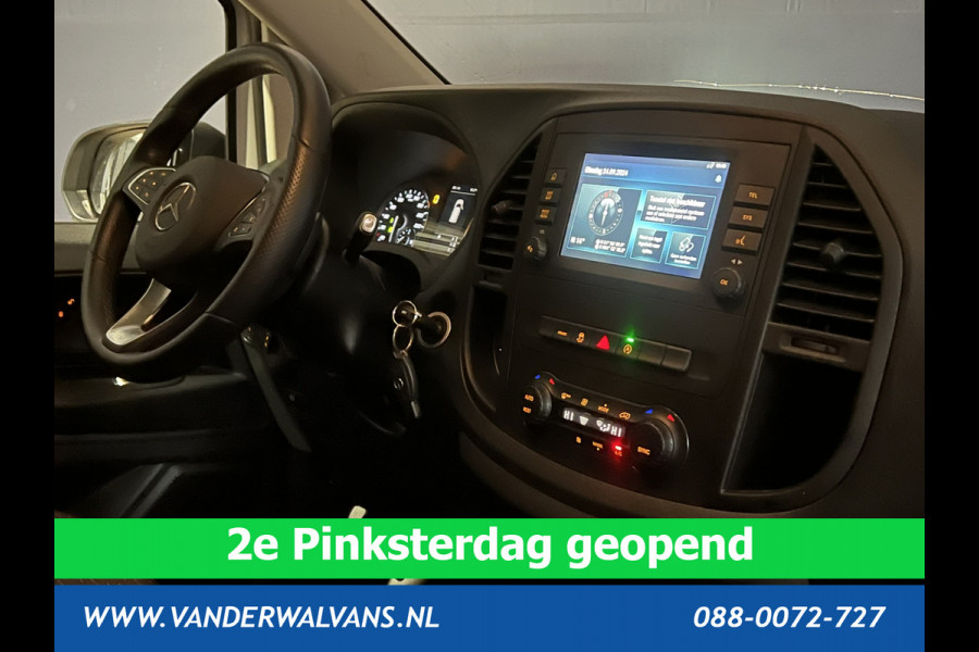 Mercedes-Benz Vito 116 CDI 163 pk 9G Tronic Automaat L3H1 XL Fabrieksgarantie Euro6 Airco | LED | Camera cruisecontrol, parkeersensoren, Apple Carplay, Android auto, 2500kg Trekhaak, bijrijdersbank