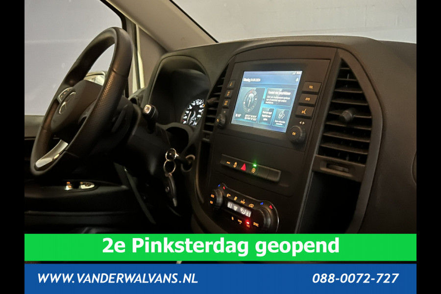 Mercedes-Benz Vito 116 CDI 163 pk 9G Tronic Automaat L3H1 XL Fabrieksgarantie Euro6 Airco | LED | Camera cruisecontrol, parkeersensoren, Apple Carplay, Android auto, 2500kg Trekhaak, bijrijdersbank