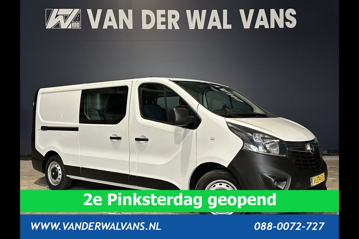 Opel Vivaro 1.6 CDTI 125 pk L2H1 Dubbele Cabine Euro6 Airco | Navigatie | Camera | 5-Zits | Trekhaak cruisecontrol, parkeersensoren Opel Vivaro 1.6 CDTI 125 pk L2H1 Dubbele Cabine Euro6 Airco | Navigatie | Camera | 5-Zits | Trekhaak cruisecontrol, parkeersensoren