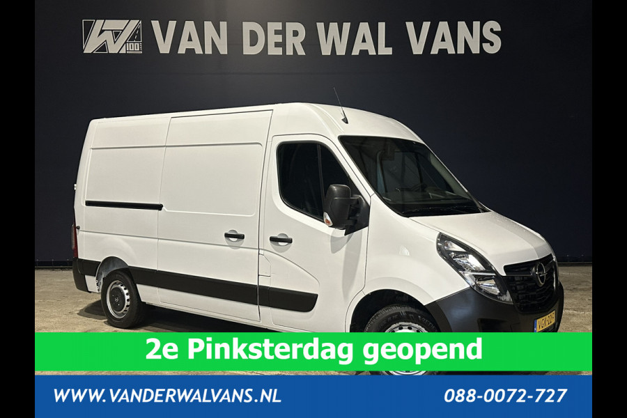 Opel Movano 2.3 Turbo 150pk L2H2 Euro6 Airco | Leder | 2500kg Trekhaak | Navigatie | Camera cruisecontrol, parkeersensoren, LED, bijrijdersbank