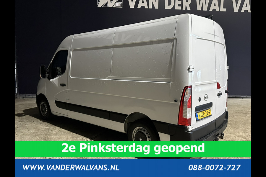 Opel Movano 2.3 Turbo 150pk L2H2 Euro6 Airco | Leder | 2500kg Trekhaak | Navigatie | Camera cruisecontrol, parkeersensoren, LED, bijrijdersbank
