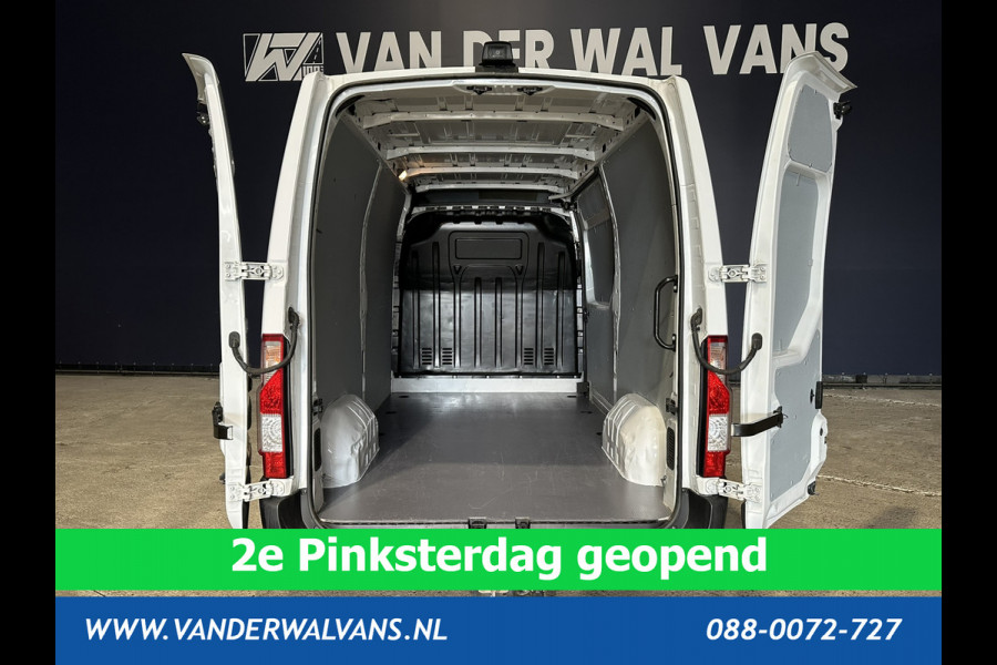 Opel Movano 2.3 Turbo 150pk L2H2 Euro6 Airco | Leder | 2500kg Trekhaak | Navigatie | Camera cruisecontrol, parkeersensoren, LED, bijrijdersbank