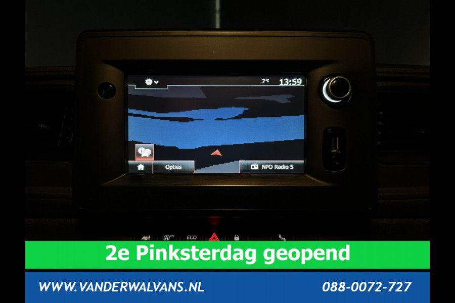 Opel Movano 2.3 Turbo 150pk L2H2 Euro6 Airco | Leder | 2500kg Trekhaak | Navigatie | Camera cruisecontrol, parkeersensoren, LED, bijrijdersbank