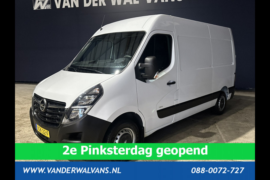 Opel Movano 2.3 Turbo 150pk L2H2 Euro6 Airco | Leder | 2500kg Trekhaak | Navigatie | Camera cruisecontrol, parkeersensoren, LED, bijrijdersbank