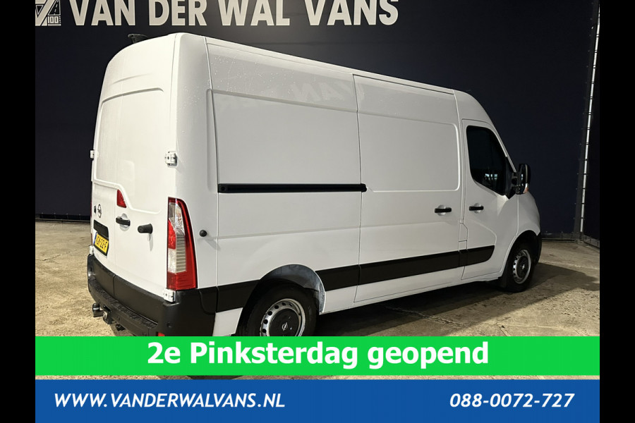 Opel Movano 2.3 Turbo 150pk L2H2 Euro6 Airco | Leder | 2500kg Trekhaak | Navigatie | Camera cruisecontrol, parkeersensoren, LED, bijrijdersbank