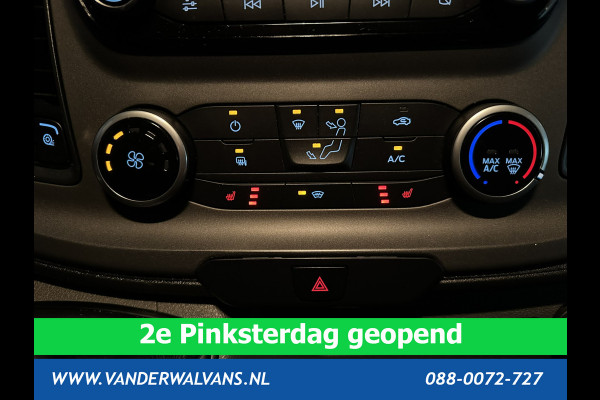 Ford Transit 2.0 TDCI 131pk L3H2 Euro6 Airco | Camera | Navigatie | Apple Carplay | Cruisecontrol Stoelverwarming, Verwarmde voorruit, Parkeersensoren, Bijrijdersbank, 2500kg trekvermogen