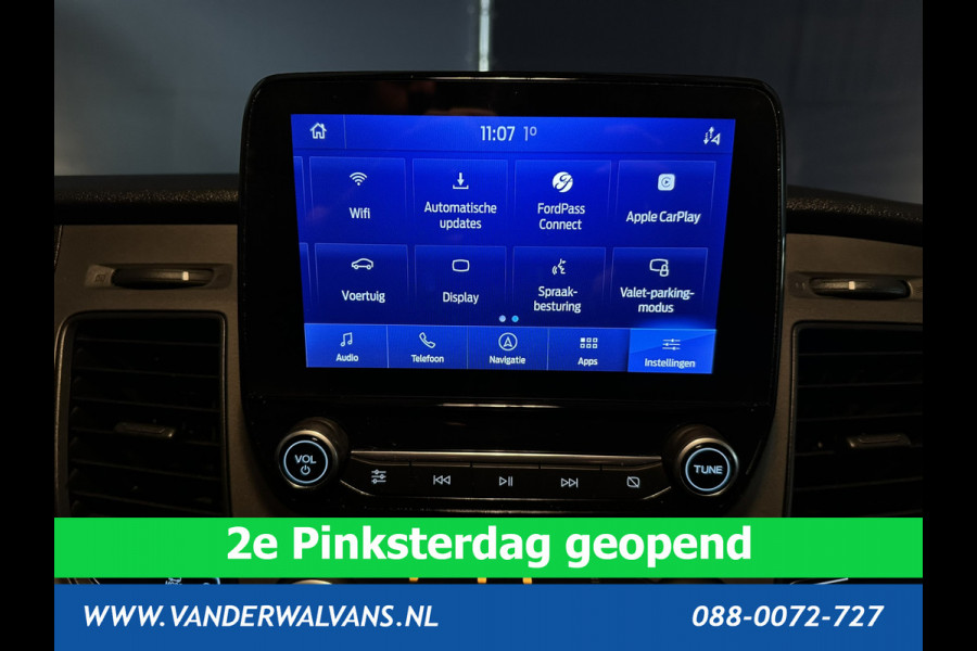 Ford Transit 2.0 TDCI 131pk L3H2 Euro6 Airco | Camera | Navigatie | Apple Carplay | Cruisecontrol Stoelverwarming, Verwarmde voorruit, Parkeersensoren, Bijrijdersbank, 2500kg trekvermogen
