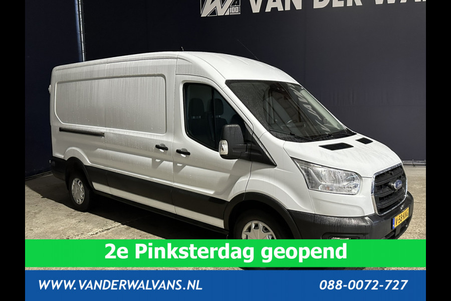 Ford Transit 2.0 TDCI 131pk L3H2 Euro6 Airco | Camera | Navigatie | Apple Carplay | Cruisecontrol Stoelverwarming, Verwarmde voorruit, Parkeersensoren, Bijrijdersbank, 2500kg trekvermogen