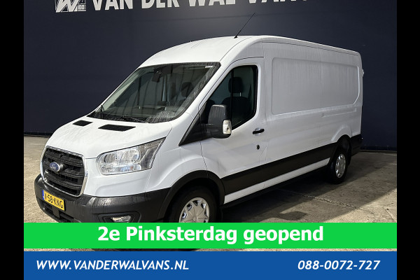 Ford Transit 2.0 TDCI 131pk L3H2 Euro6 Airco | Camera | Navigatie | Apple Carplay | Cruisecontrol Stoelverwarming, Verwarmde voorruit, Parkeersensoren, Bijrijdersbank, 2500kg trekvermogen