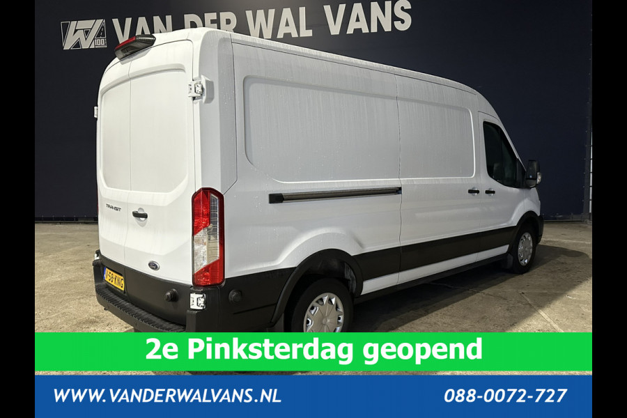 Ford Transit 2.0 TDCI 131pk L3H2 Euro6 Airco | Camera | Navigatie | Apple Carplay | Cruisecontrol Stoelverwarming, Verwarmde voorruit, Parkeersensoren, Bijrijdersbank, 2500kg trekvermogen