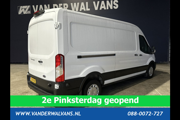 Ford Transit 2.0 TDCI 131pk L3H2 Euro6 Airco | Camera | Navigatie | Apple Carplay | Cruisecontrol Stoelverwarming, Verwarmde voorruit, Parkeersensoren, Bijrijdersbank, 2500kg trekvermogen