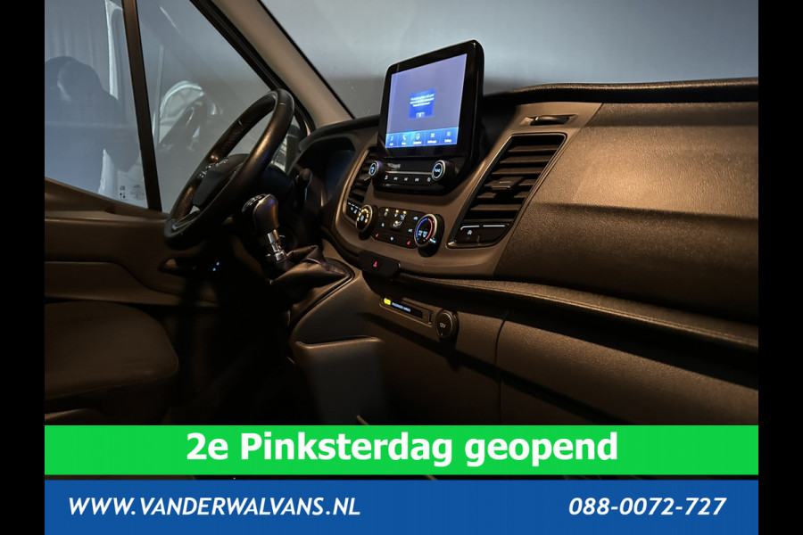 Ford Transit 2.0 TDCI 131pk L3H2 Euro6 Airco | Camera | Navigatie | Apple Carplay | Cruisecontrol Stoelverwarming, Verwarmde voorruit, Parkeersensoren, Bijrijdersbank, 2500kg trekvermogen