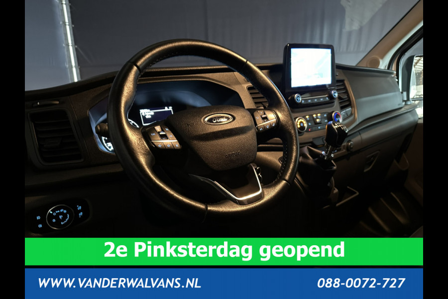 Ford Transit 2.0 TDCI 131pk L3H2 Euro6 Airco | Camera | Navigatie | Apple Carplay | Cruisecontrol Stoelverwarming, Verwarmde voorruit, Parkeersensoren, Bijrijdersbank, 2500kg trekvermogen