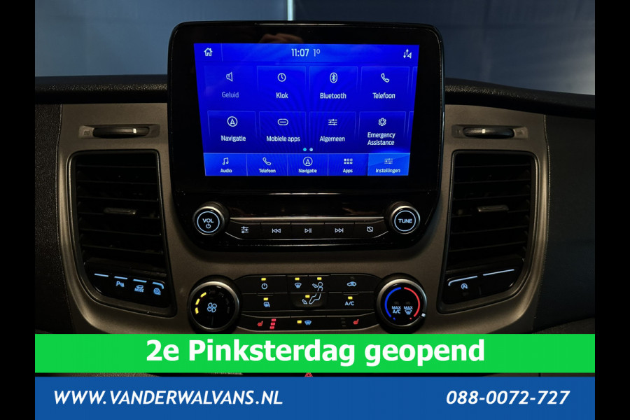 Ford Transit 2.0 TDCI 131pk L3H2 Euro6 Airco | Camera | Navigatie | Apple Carplay | Cruisecontrol Stoelverwarming, Verwarmde voorruit, Parkeersensoren, Bijrijdersbank, 2500kg trekvermogen