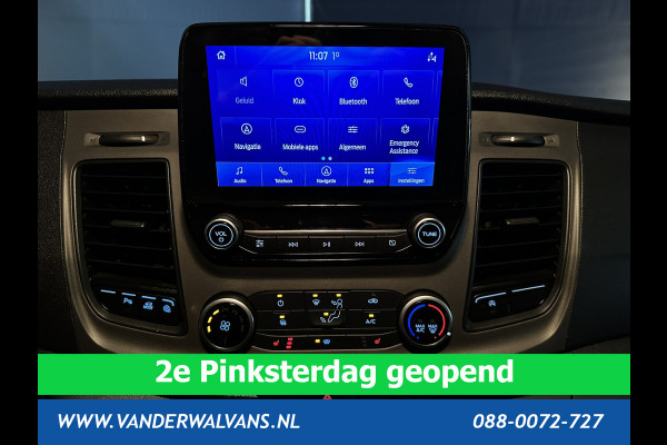 Ford Transit 2.0 TDCI 131pk L3H2 Euro6 Airco | Camera | Navigatie | Apple Carplay | Cruisecontrol Stoelverwarming, Verwarmde voorruit, Parkeersensoren, Bijrijdersbank, 2500kg trekvermogen