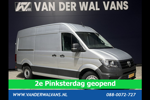 Volkswagen Crafter 2.0 TDI 140 pk L3H3 L2H2 Euro6 Airco | Navigatie | Apple Carplay | Cruisecontrol Android Auto, Bijrijdersbank, 3000kg trekvermogen, zilver