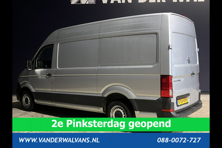 Volkswagen Crafter 2.0 TDI 140 pk L3H3 L2H2 Euro6 Airco | Navigatie | Apple Carplay | Cruisecontrol Android Auto, Bijrijdersbank, 3000kg trekvermogen, zilver