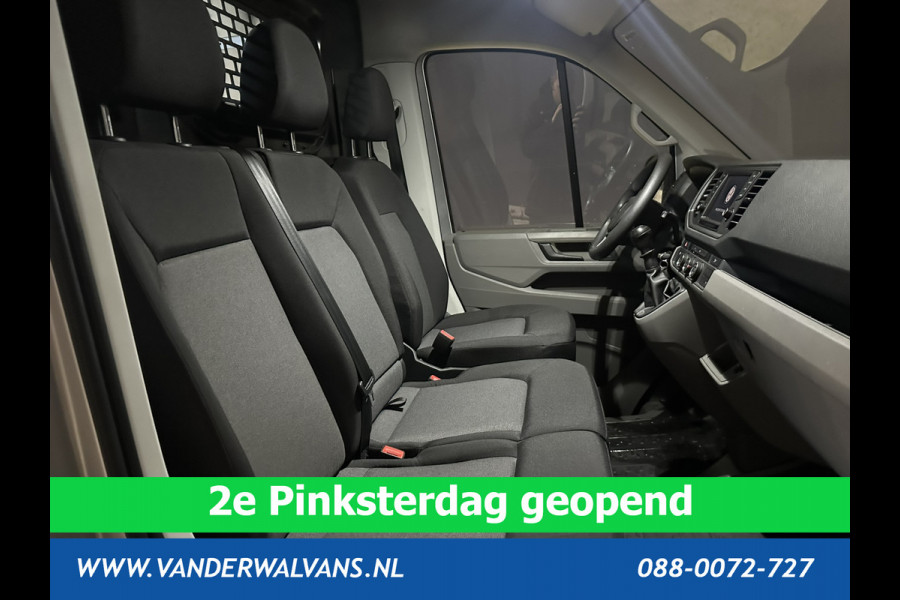 Volkswagen Crafter 2.0 TDI 140 pk L3H3 L2H2 Euro6 Airco | Navigatie | Apple Carplay | Cruisecontrol Android Auto, Bijrijdersbank, 3000kg trekvermogen, zilver