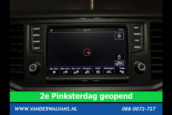 Volkswagen Crafter 2.0 TDI 140 pk L3H3 L2H2 Euro6 Airco | Navigatie | Apple Carplay | Cruisecontrol Android Auto, Bijrijdersbank, 3000kg trekvermogen, zilver