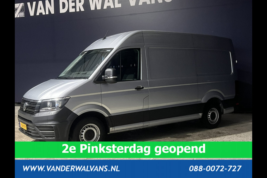 Volkswagen Crafter 2.0 TDI 140 pk L3H3 L2H2 Euro6 Airco | Navigatie | Apple Carplay | Cruisecontrol Android Auto, Bijrijdersbank, 3000kg trekvermogen, zilver