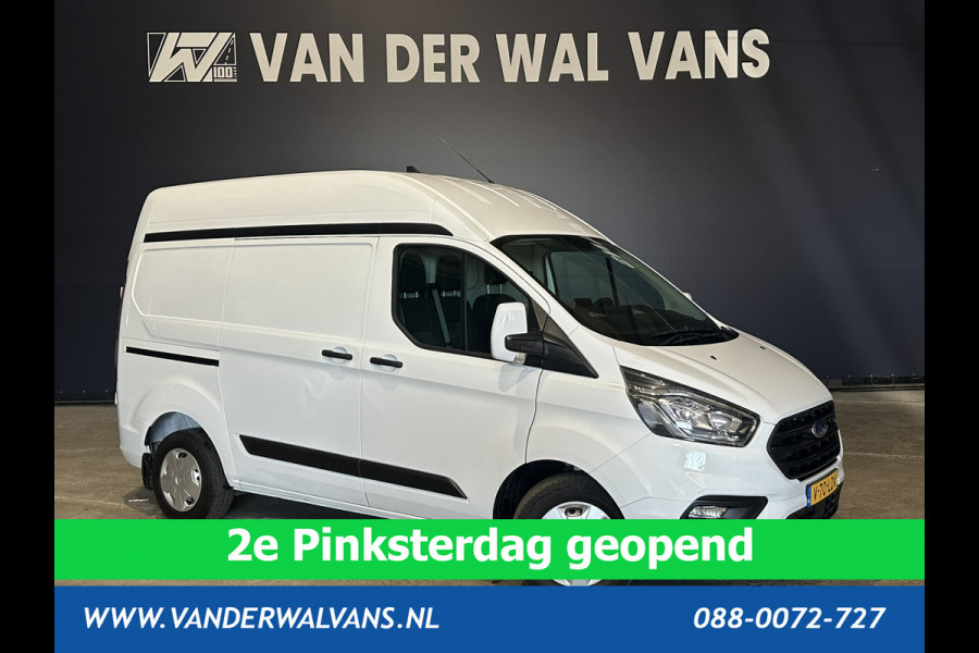 Ford Transit Custom 2.0 TDCI L1H2 Euro6 Airco | Navigatie | Apple Carplay | Android Auto | LED | Cruisecontrol Parkeersensoren, Bijrijdersbank
