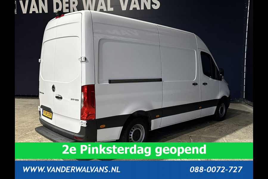 Mercedes-Benz Sprinter 317 CDI 170pk 9G-Tronic Automaat L2H2 Fabrieksgarantie Euro6 Airco | Camera | Navigatie Cruisecontrol, Stoelverwarming, Parkeersensoren, Bijrijdersbank