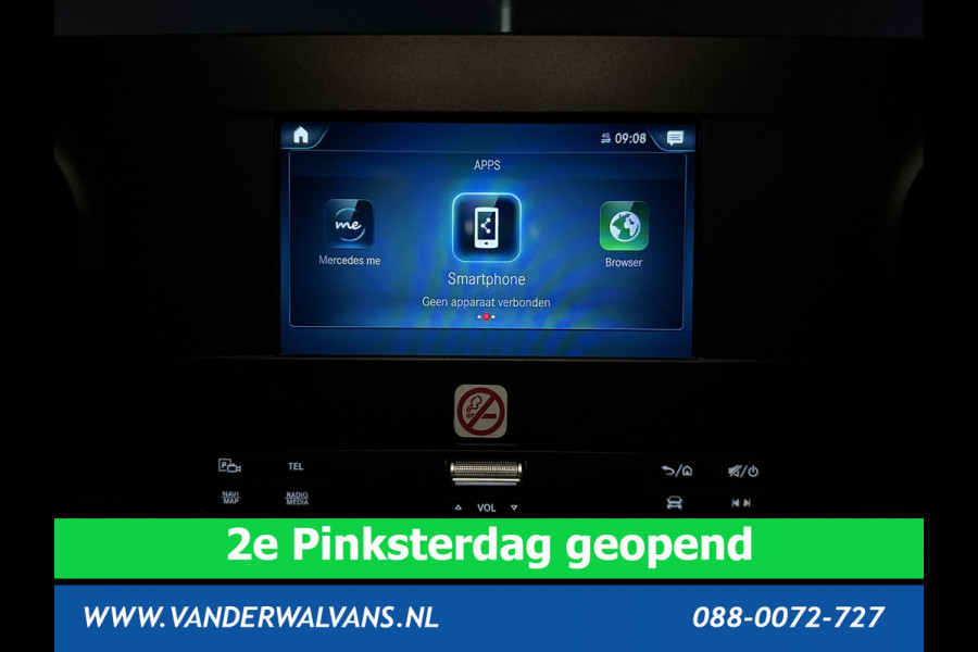Mercedes-Benz Sprinter 317 CDI 170pk 9G-Tronic Automaat L2H2 Fabrieksgarantie Euro6 Airco | Camera | Navigatie Cruisecontrol, Stoelverwarming, Parkeersensoren, Bijrijdersbank
