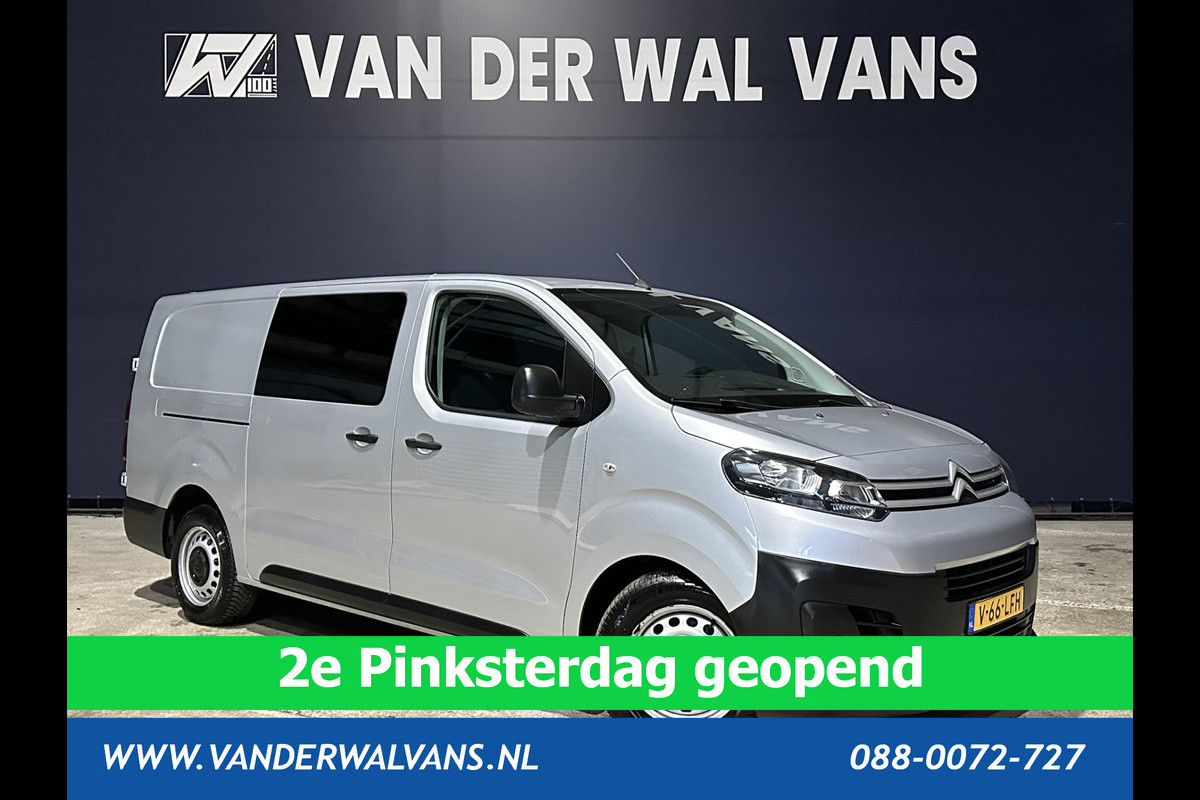 Citroën Jumpy 2.0 BlueHDI **MARGE, GEEN BTW** 123pk L3H1 XL Dubbele cabine Euro6 Airco | Navigatie Cruisecontrol, Apple Carplay, 2500kg Trekhaak, Parkeersensoren, 5-Zits Citroën Jumpy 2.0 BlueHDI **MARGE, GEEN BTW** 123pk L3H1 XL Dubbele cabine Euro6 Airco | Navigatie Cruisecontrol, Apple Carplay, 2500kg Trekhaak, Parkeersensoren, 5-Zits