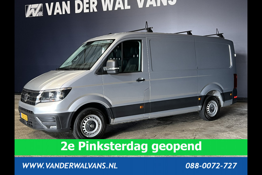 Volkswagen Crafter 2.0 TDI 141pk L3H2 L2H1 Euro6 Airco | 3000kg Trekhaak | Camera | Navigatie | Apple Carplay Android Auto, Cruisecontrol, Parkeersensoren, Dakdragers, Bijrijdersbank