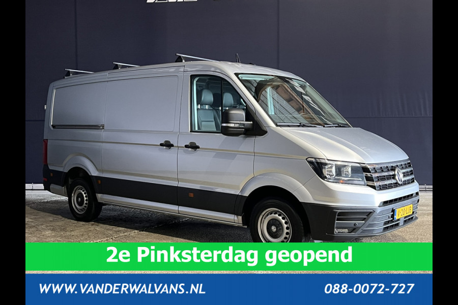 Volkswagen Crafter 2.0 TDI 141pk L3H2 L2H1 Euro6 Airco | 3000kg Trekhaak | Camera | Navigatie | Apple Carplay Android Auto, Cruisecontrol, Parkeersensoren, Dakdragers, Bijrijdersbank