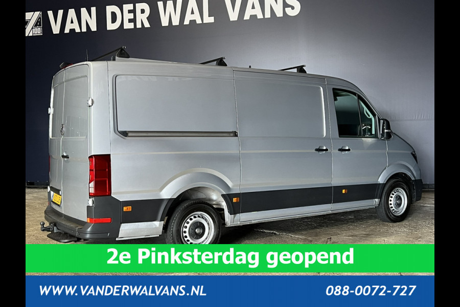 Volkswagen Crafter 2.0 TDI 141pk L3H2 L2H1 Euro6 Airco | 3000kg Trekhaak | Camera | Navigatie | Apple Carplay Android Auto, Cruisecontrol, Parkeersensoren, Dakdragers, Bijrijdersbank