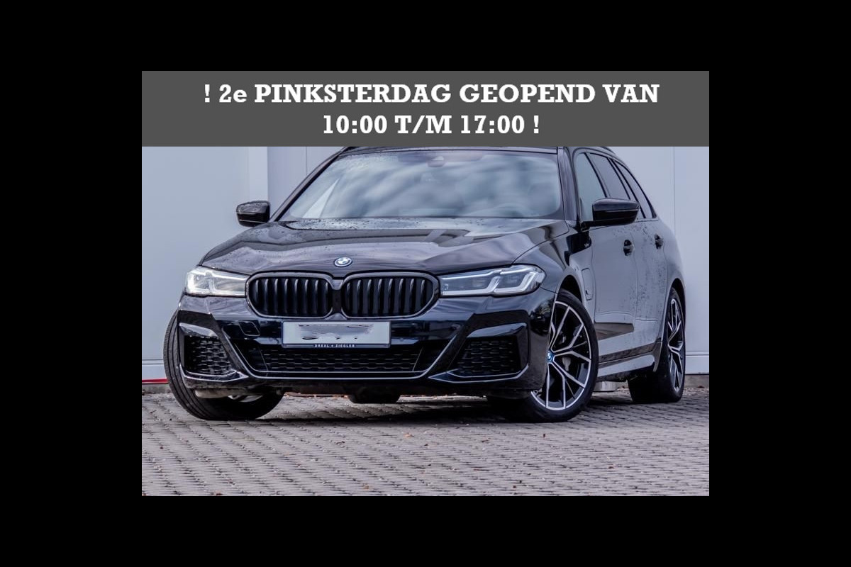BMW 5 Serie Touring 530e xDrive M-SPORT ** LASER, LEDER, PANORAMA, TREKH, HuD, HiFi, 19-inch LMV ** € 38.700,= onder NP - Ex-BMW AG ** ! 2DE PINKSTERDAG GEOPEND VAN 10:00 UUR T/M 17:00 UUR