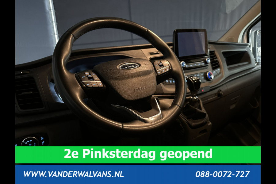 Ford Transit Custom 2.0 TDCI L2H1 Euro6 Airco | Camera | Navigatie | LED | Apple Carplay | Cruisecontrol Android Auto, Verwarmde voorruit, Parkeersensoren, Bijrijdersbank, 2670kg trekvermogen