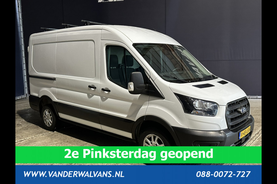Ford Transit 2.0 TDCI L2H2 Euro6 Airco | Trekhaak | LM velgen | Verwarmde voorruit Dakdragers, Bijrijdersbank