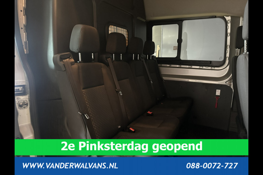 Ford Transit 2.0 TDCI 131pk L3H2 Dubbele Cabine Euro6 Airco | 6-Zits | 2500kg Trekhaak | Cruisecontrol Parkeersensoren, Verwarmde voorruit