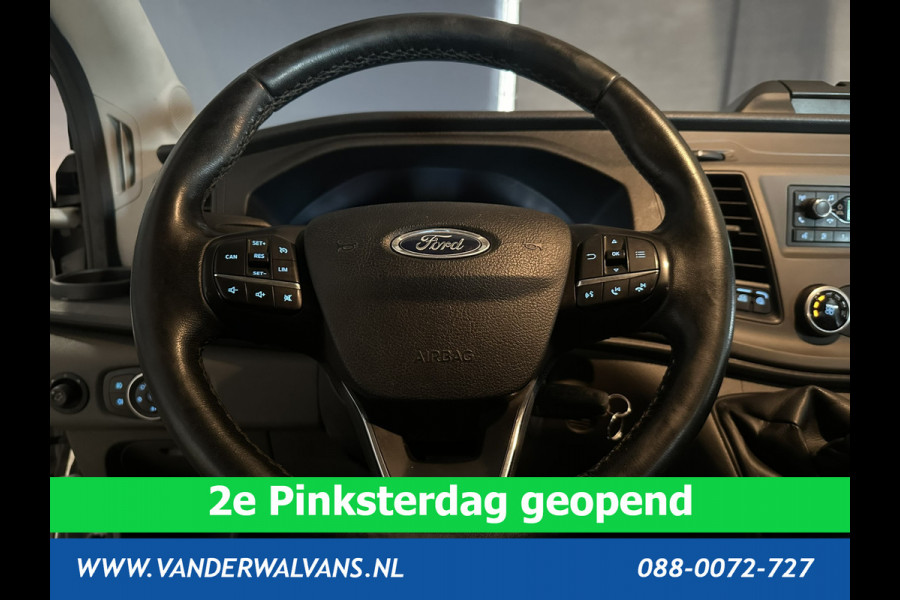 Ford Transit 2.0 TDCI 131pk L3H2 Dubbele Cabine Euro6 Airco | 6-Zits | 2500kg Trekhaak | Cruisecontrol Parkeersensoren, Verwarmde voorruit