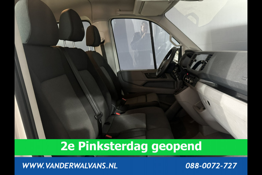 Volkswagen Crafter 2.0 TDI 140 pk Pick up Open laadbak Dubbele Cabine Euro6 Airco | 7-Zits | Navigatie | 2800kg Trekhaak Apple Carplay, Android Auto, Cruisecontrol, Chauffeursstoel