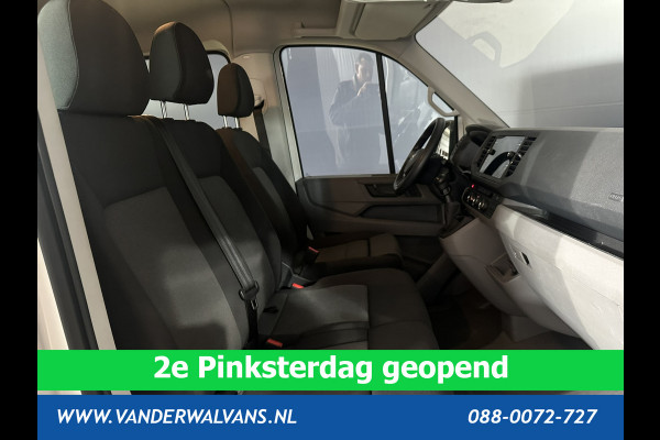 Volkswagen Crafter 2.0 TDI 140 pk Pick up Open laadbak Dubbele Cabine Euro6 Airco | 7-Zits | Navigatie | 2800kg Trekhaak Apple Carplay, Android Auto, Cruisecontrol, Chauffeursstoel